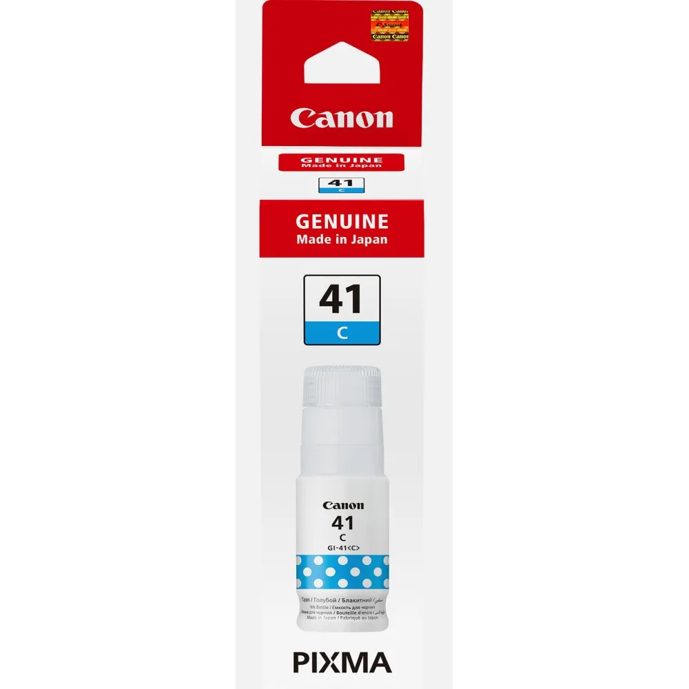 Bouteille d'encre Originale Canon GI-41 Cyan 7700 pages